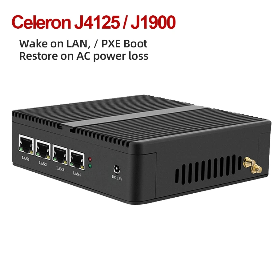 Thin Client Mini Pc - 방화벽 라우터 Pfsense 팬리스 미니 PC