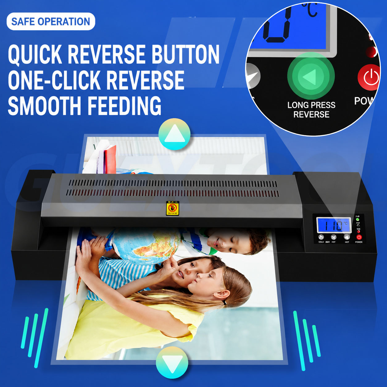 A3 자동 라미네이터 기계 디지털 디스플레이 온도 조절 - Laminator A3 Hot 리뷰 및 가격