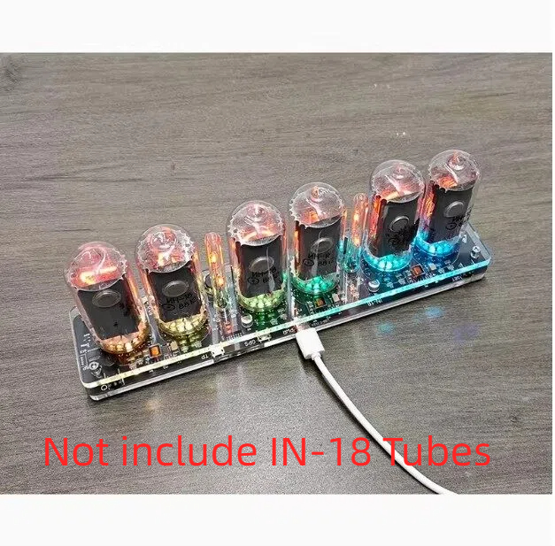 GHXAMP 6 자리 IN-18 Nixie 튜브 시계  - Tech Office Youtube 리뷰 및 가격