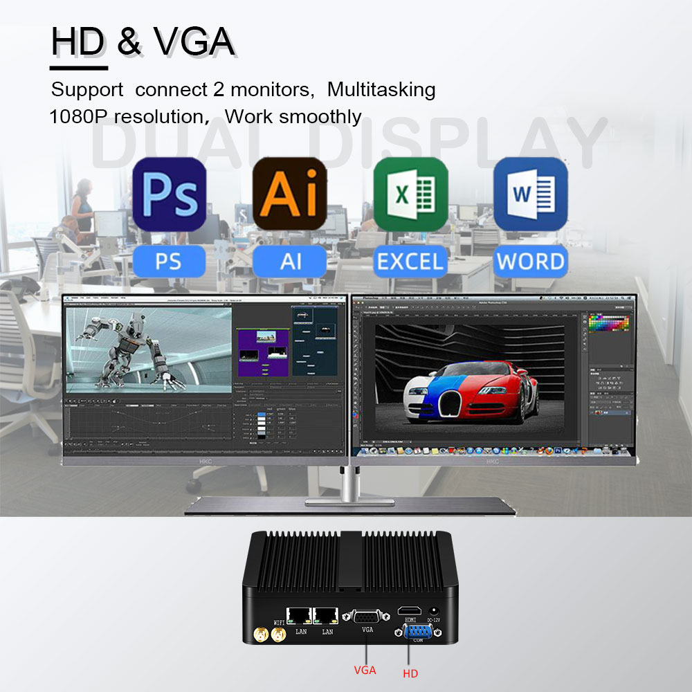 인텔 셀러론 J6412 N2930 J1900 미니 PC - Thin Client Mini Pc 리뷰 및 가격