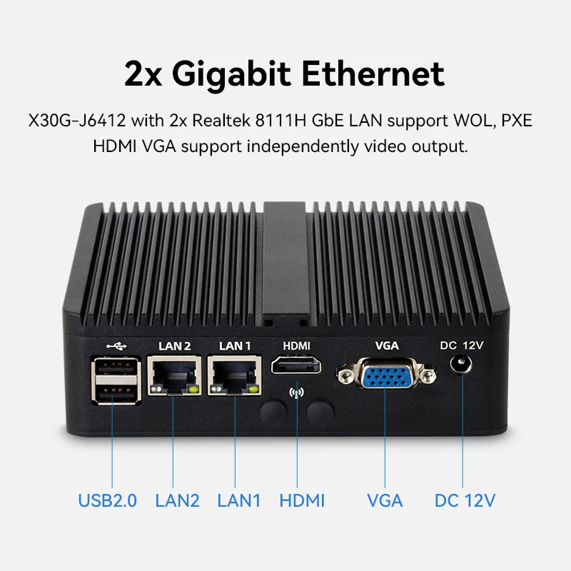 Intel Celeron 팬리스 산업용 IoT 미니 P - Thin Client Mini Pc 리뷰 및 가격