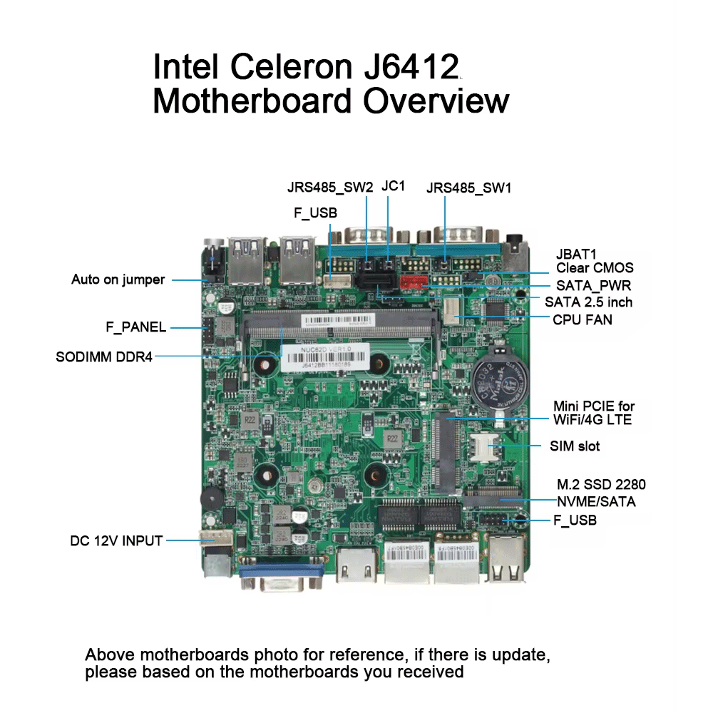 Intel Celeron 팬리스 산업용 IoT 미니 P - Thin Client Mini Pc 리뷰 및 가격