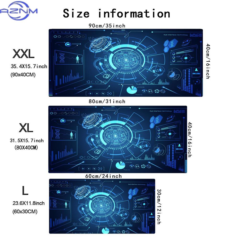 다크 시안 SF 회로 디자인 확장형 게이밍 마우스 패드 - Office Print Tech 리뷰 및 가격