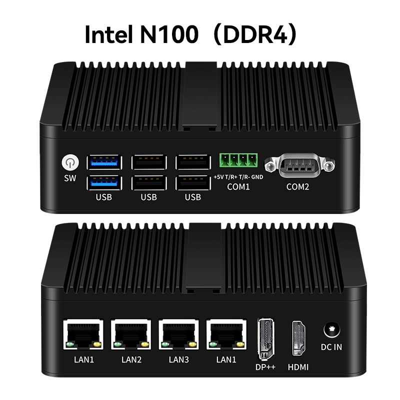XCY 팬리스 미니 PC 인텔 N150 J4125 J6 - Thin Client Mini Pc 리뷰 및 가격