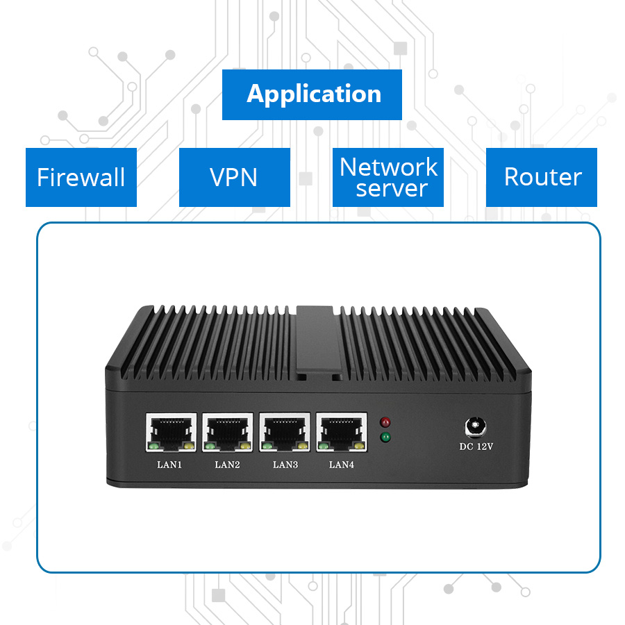 방화벽 라우터 Pfsense 팬리스 미니 PC 셀러론  - Thin Client Mini Pc 리뷰 및 가격
